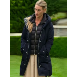 Sydnee Falkner Million Dollar Secret Blue Puffer Jacket